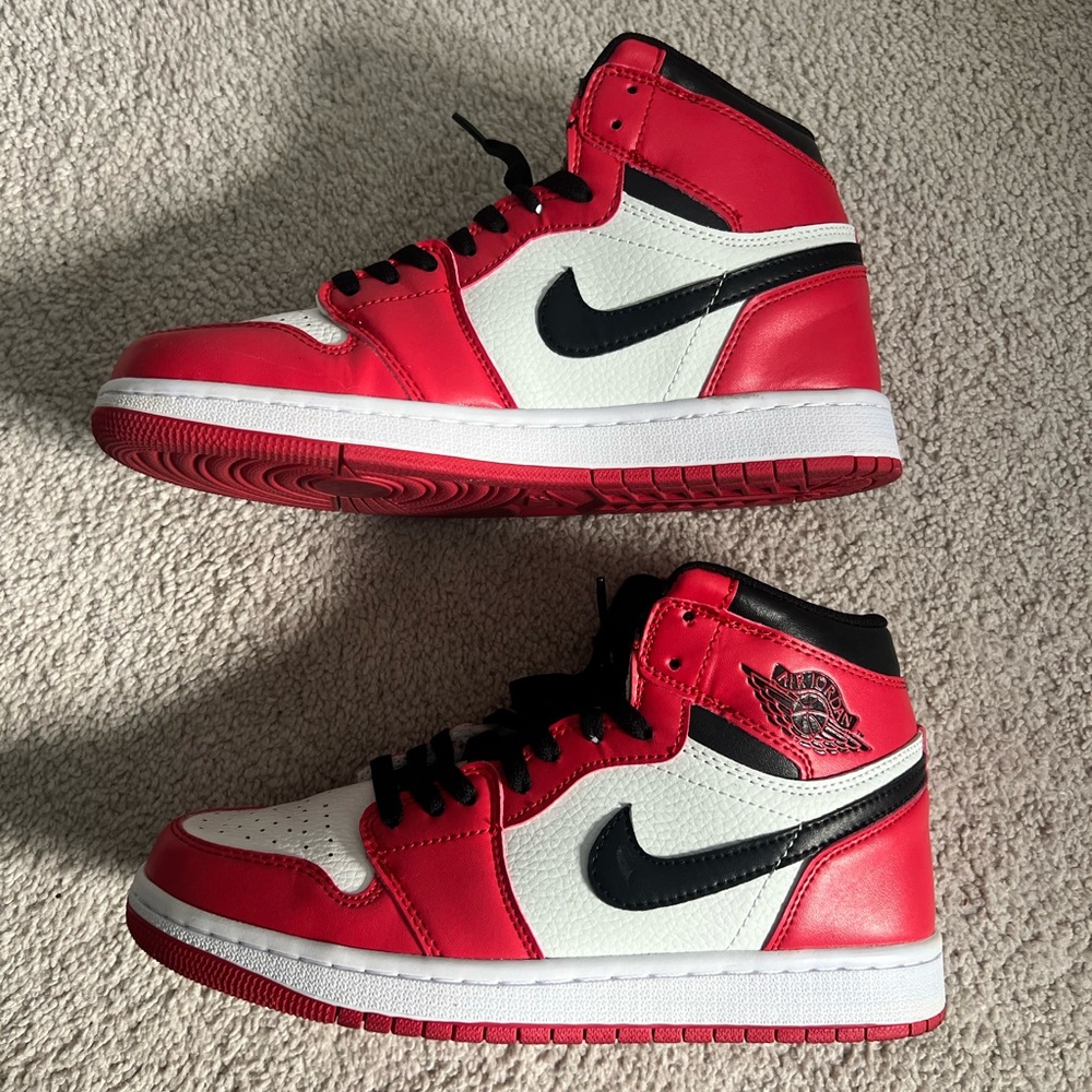Kids Red and White Sneakers